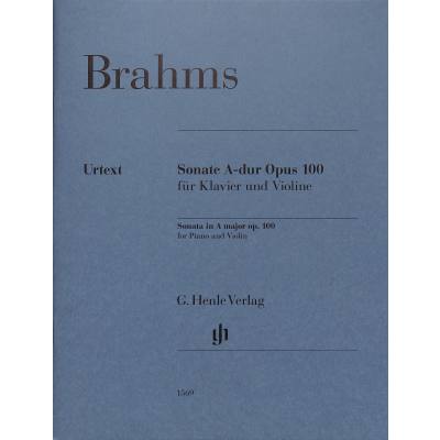 9790201815695 - G Henle Urtext-Ausgabe   Johannes Brahms - Violinsonate A-dur op 100 Kartoniert (TB)