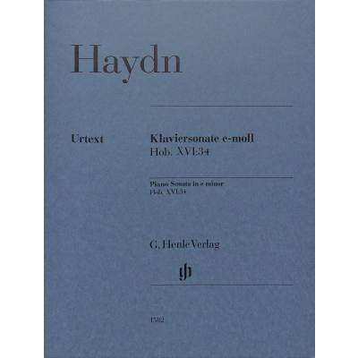 9790201815824 - G Henle Urtext-Ausgabe   Joseph Haydn - Klaviersonate e-moll Hob XVI34 Kartoniert (TB)