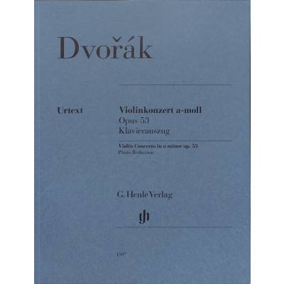 9790201815978 - G Henle Urtext-Ausgabe   Antonín Dvorák - Violinkonzert a-moll op 53 Kartoniert (TB)