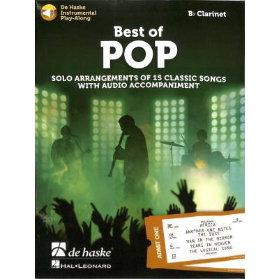 9789043155786 - Best of Pop   Best of Pop - Clarinet Geheftet