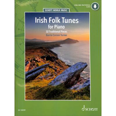 9781847615558 - Irish Folk Tunes for Piano - Barrie Carson Turner Geheftet