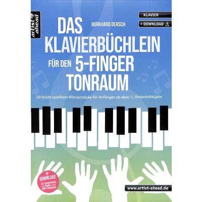 9783866422063 - Das Klavierbüchlein für den 5-Finger-Tonraum - Burkhard Dersch Geheftet