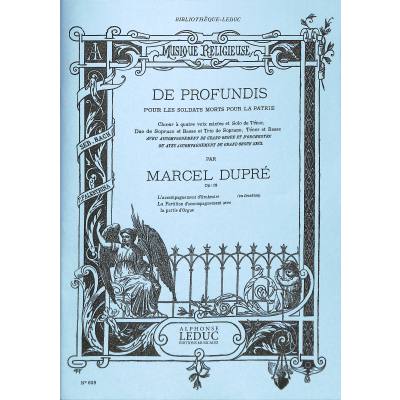 9790046164415 - De profundis pour les soldats