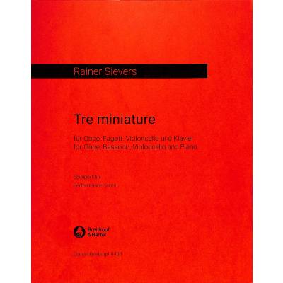 9790004189078 - Tre miniature 9790004189078 - Tre miniature