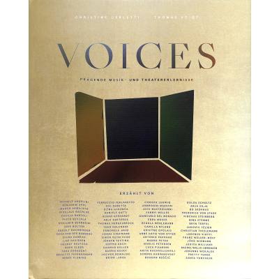 9783903439443 - VOICES Prägende Musik- und Theatererlebnisse - Thomas Voigt Elke Heidenreich Gebunden