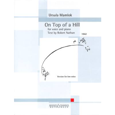 9783793143062 - On Top of a Hill (tiefe Stimme und Klavier) Geheftet