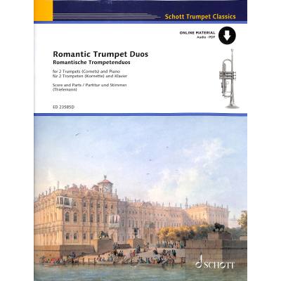 9783795726089 - Schott Trumpet Classics   Romantic Trumpet Duos Geheftet