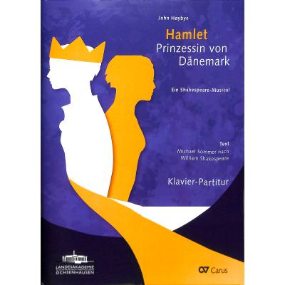 9790007298326 - Hamlet Prinzessin von Dänemark (Klavierauszug) - Michael Sommer Kartoniert (TB)