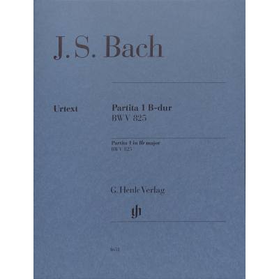 9790201816517 - Bach Johann Sebastian - Partita Nr 1 B-dur BWV 825 Kartoniert (TB)