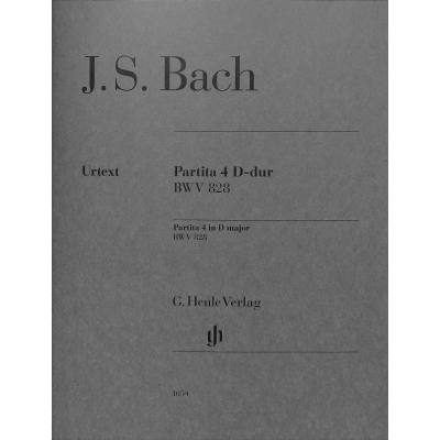 9790201816548 - Bach Johann Sebastian - Partita Nr 4 D-dur BWV 828 Kartoniert (TB)