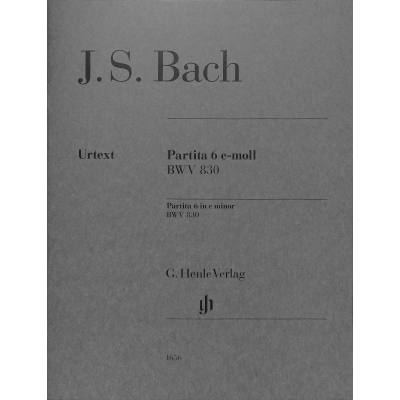 9790201816562 - Bach Johann Sebastian - Partita Nr 6 e-moll BWV 830 Kartoniert (TB)