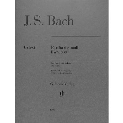 9790201816968 - Bach Johann Sebastian - Partita Nr 6 e-moll BWV 830 Kartoniert (TB)