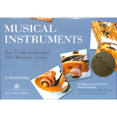 9790201880457 - Musik-Memory - Musical Instruments - Das Gedächtnisspiel Finden Sie die Kartenpaare dieses außergewöhnlichen Gedächtnis