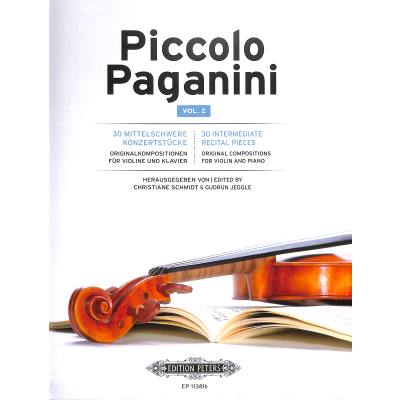 9790014127053 - Piccolo Paganini Vol 2 -30 Mittelschwere Konzertstücke- - Verschiedene Kartoniert (TB)