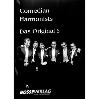 9790201104577 - Comedian Harmonists - Das Original Band 5 -5 Originalarrangements für 4-5 Männerstimmen mit und ohne Klavier- Geheftet