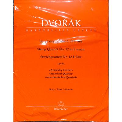 9790260108974 - Streichquartett Nr 12 F-Dur op 96 Amerikanisches Quartett - Antonín Dvorák Vorlagenmappen