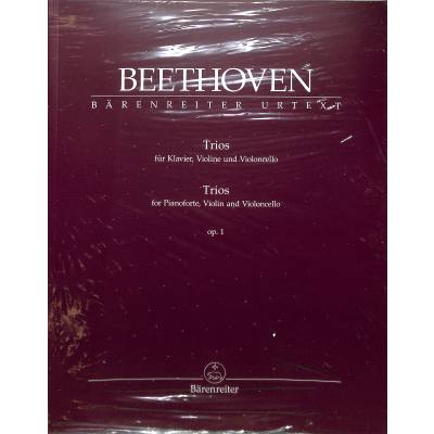 9790006575428 - Trios für Klavier Violine und Violoncello op 1 - Ludwig van Beethoven Geheftet