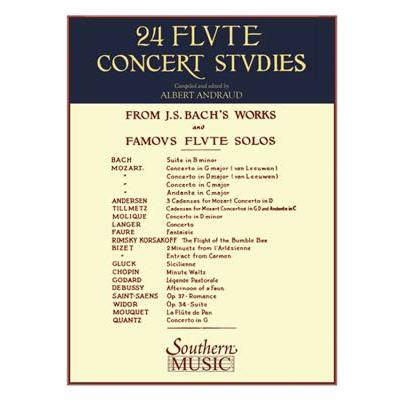 0884088706357 - 24 Flute concert studies