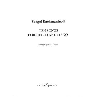 9781784547998 - Ten Songs for Cello and Piano Geheftet