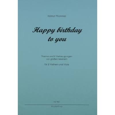 9790502749019 - Happy birthday to you C-Dur 9790502749019 - Happy birthday to you C-Dur