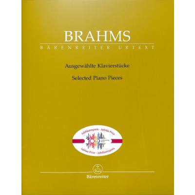 9790006577378 - Ausgewählte Klavierstücke - Johannes Brahms Geheftet