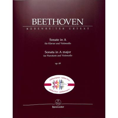 9790006577576 - Sonate für Klavier und Violoncello op 69 - Ludwig van Beethoven Kartoniert (TB)