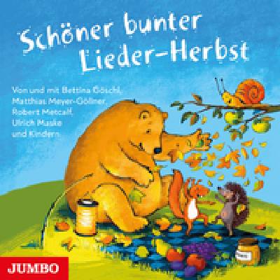 Schöner bunter Lieder Herbst