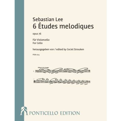 9790502080143 - 6 Etudes melodiques op 76