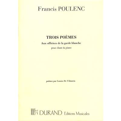 9790044056583 - Aux Officiers (3 Poemes de Louise de Vilmorin) 9790044056583 - Aux Officiers (3 Poemes de Louise de Vilmorin)