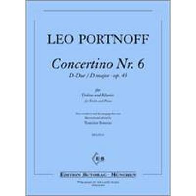 9790502905064 - Concertino 6 D-Dur op 43