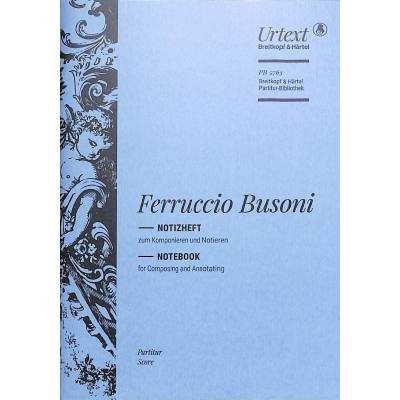 9790004217252 - Notizheft - Ferruccio Busoni