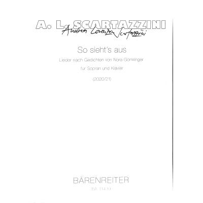 9790006565405 - So siehts aus | Lieder nach Gedichten von Nora Gomringer 9790006565405 - So siehts aus | Lieder nach Gedichten von Nora Gomringer