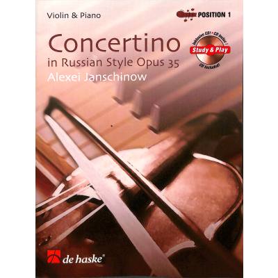 9789043120531 - Concertino op 35 in russian style 9789043120531 - Concertino op 35 in russian style