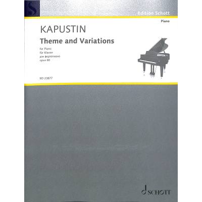 9790001220149 - Theme + variations op 80