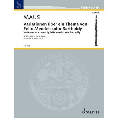 9790001221627 - Variationen über ein Thema von Felix Mendelssohn Bartholdy