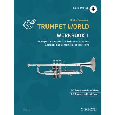9790001221412 - Trumpet world - Workbook 1