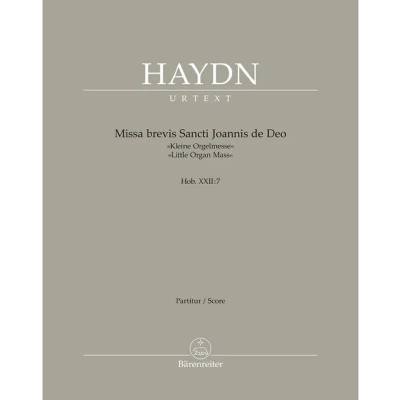 9790006578696 - Missa brevis B-Dur Sancti Johannis de deo Hob 22 7