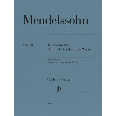 9790201816685 - Klavierwerke 3 | Lieder ohne Worte