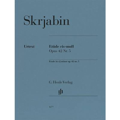 9790201816777 - Etüde cis-moll op 42 5