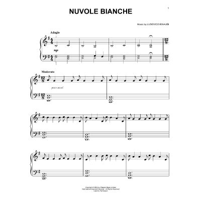 Nuvole Bianche By Ludovico Einaudi