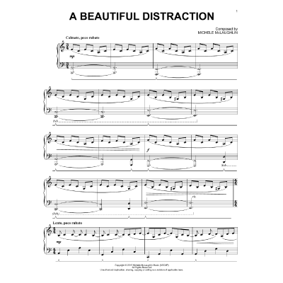 A Beautiful Distraction Michele McLaughlin Notenbuch.de