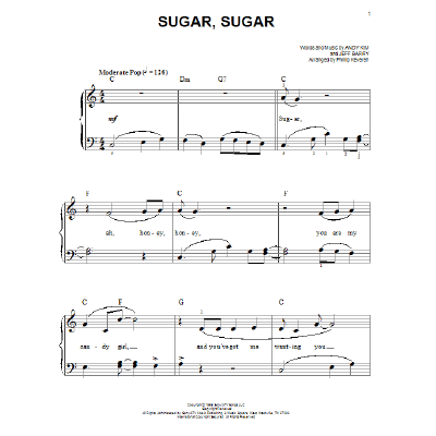 sugar sugar archies ukulele