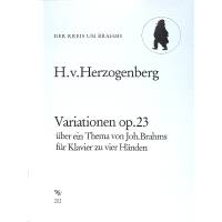 Variationen op 23 über ein Thema von Brahms