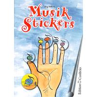 Musik Stickers - fast 100 Aufkleber
