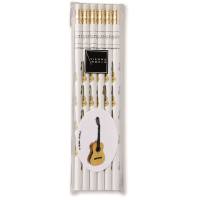 Bleistift Gitarre (6 Stück)
