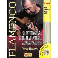 21 estudios para guitarra flamenca