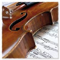 Brillenputztuch Geige