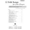 12 Folk Songs for Solo Singers (medium low)