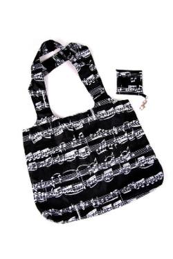 Falttasche Notenzeile | Shopper Notenlinie