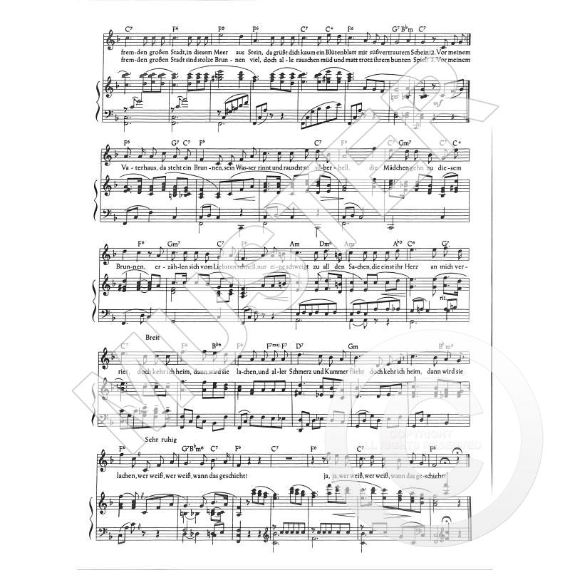 Vor Meinem Vaterhaus Steht Eine Linde Text